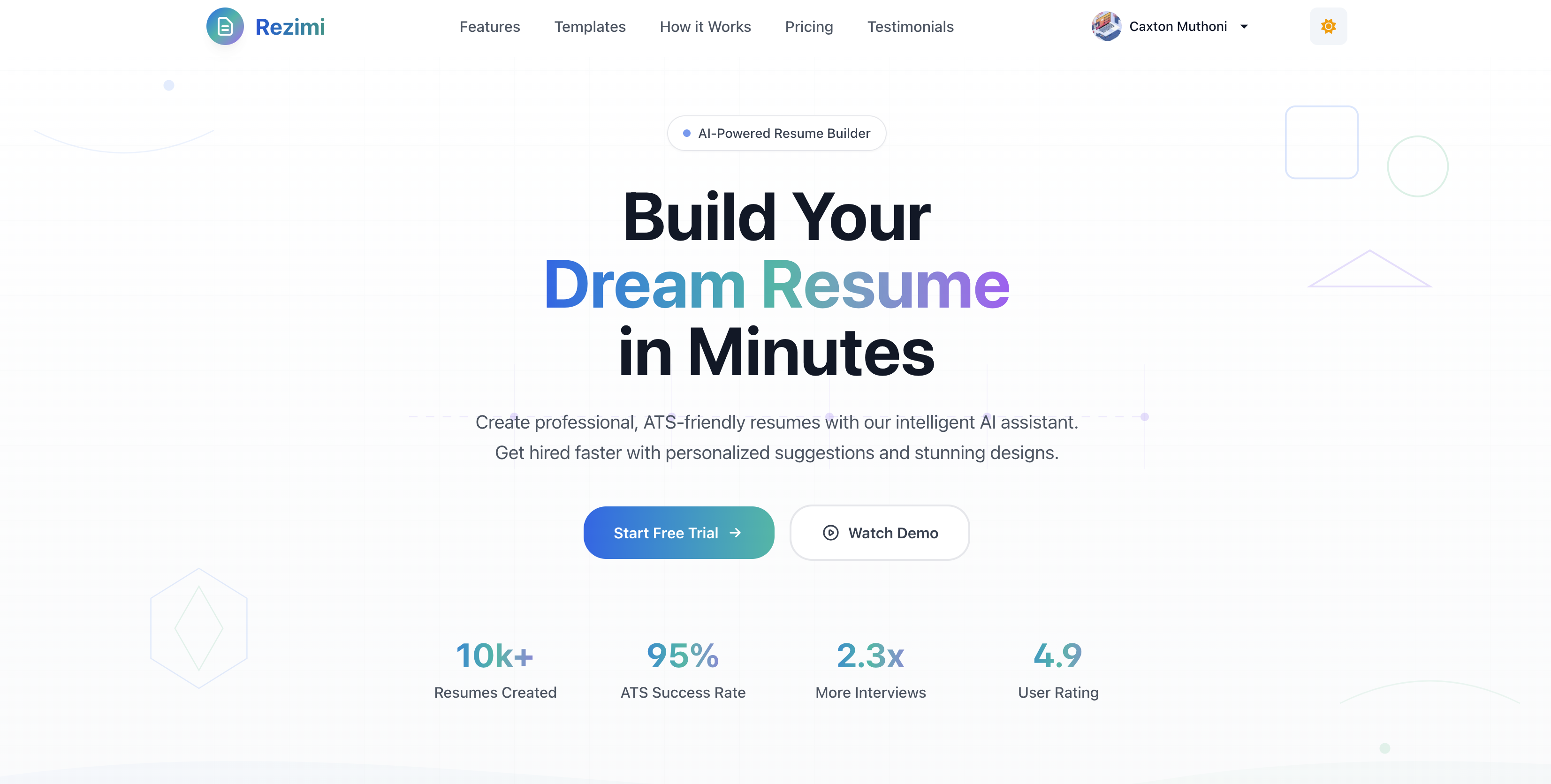 Rezimi – AI Resume Builder
